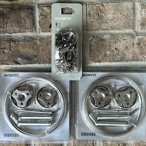 DIGNITET Curtain Wire Set with Clips